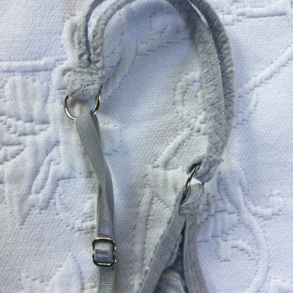 Free People Triangle Cup Minimal Coverage Wireless Bra M Heather Gray Stretch - Picture 6 of 10